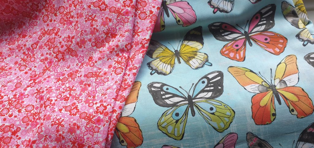 Butterfly fabric.